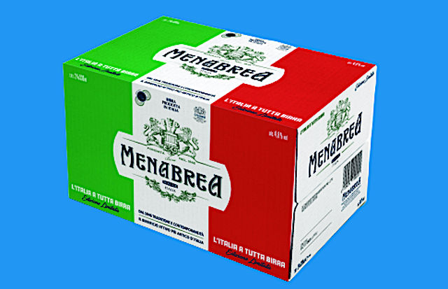 Birra Menabrea il box tricolore