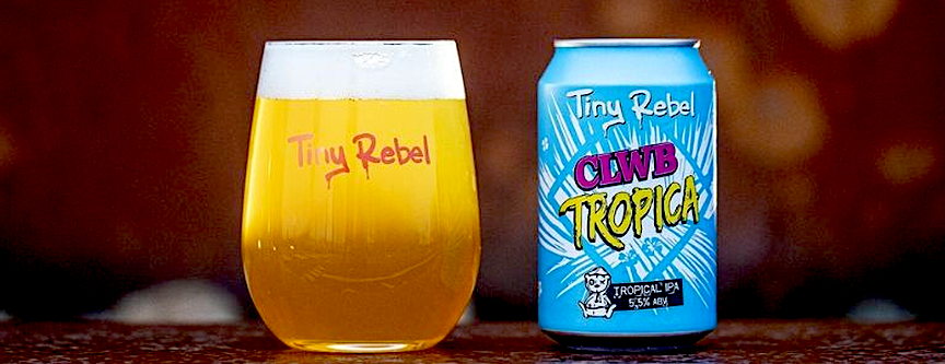 Tiny Rebel Brewing la CLWB Tropica beer