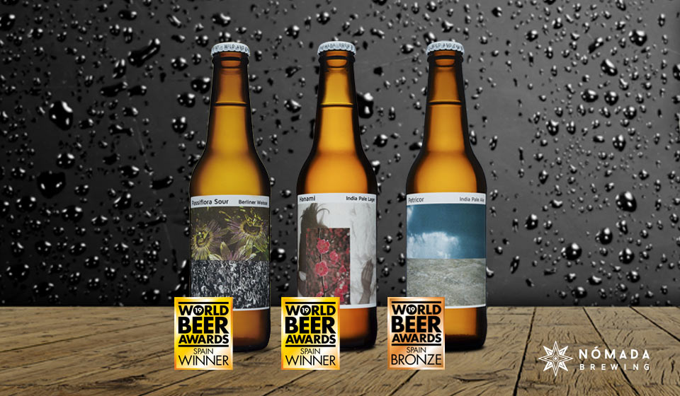 Tre birre di Nomada Brewing premiate al World Beer Award 2019 Spagna.