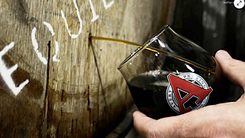 4 birre Barrel Aged della Avery Brewing di Boulder, Colorado
