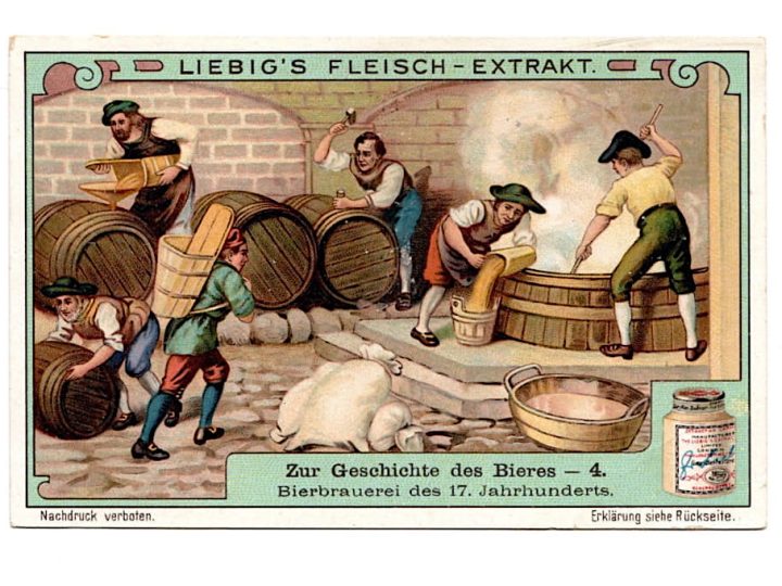 Menabrea: la storia della birra in sei figurine Liebig