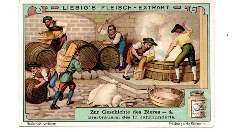 Menabrea: la storia della birra in sei figurine Liebig