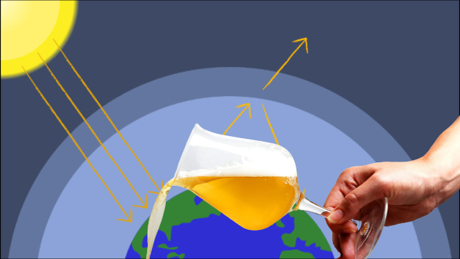 Più gas serra significa meno birra
