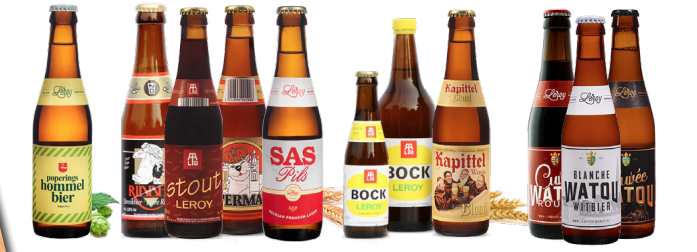Leroy Breweries produce un'ampia gamma di birre negli stili tradizionale del Belgio