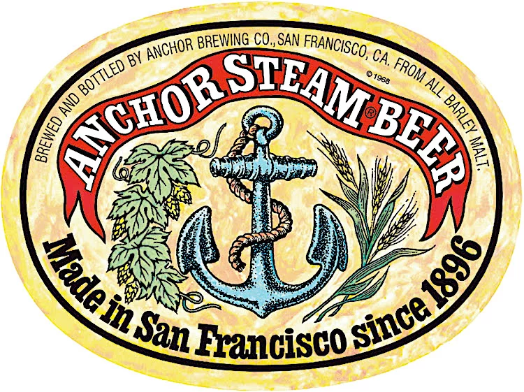 Anchor Brewing Co. famoso birrificio di San Francisco noto per la sua Steam Beer