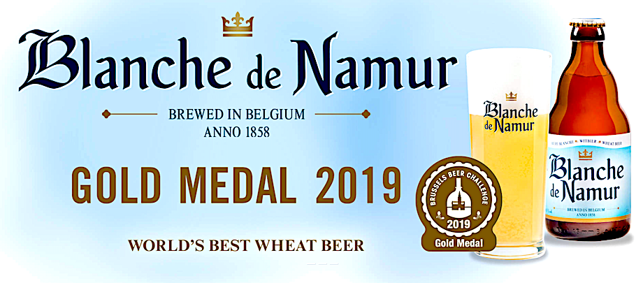 Blanche de Namur è la birra di punta del birrificio Du Bocq: