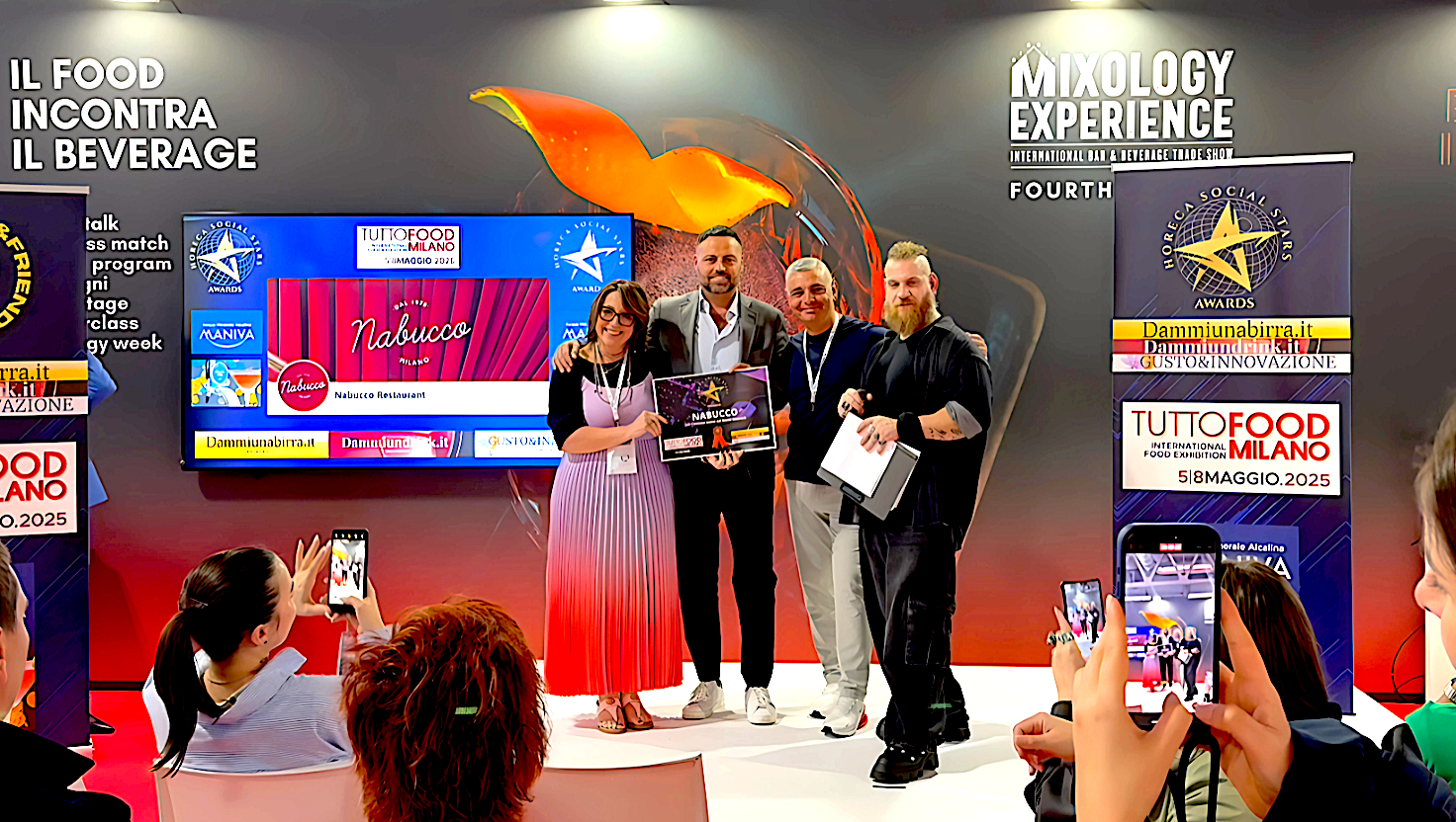 Horeca Social Stars Awards: i premiati a Tuttofood!