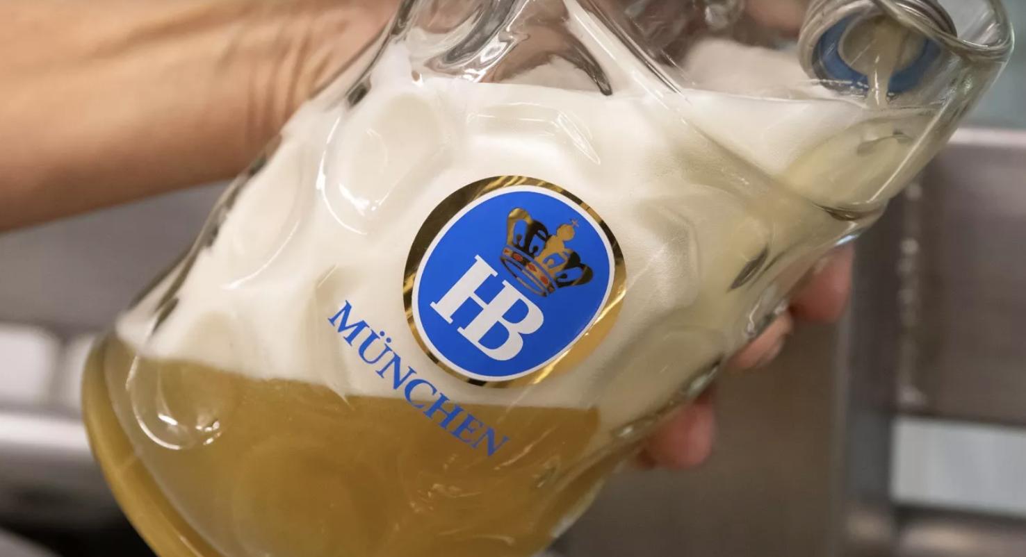 La birra l'hofbrauhaus di Monaco di Baviera